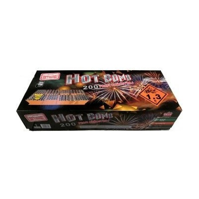 Profi zložený Ohňostroj HOT BOMB 200 RÁN 1/8