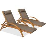 Garden Point Комплект два дървени шезлонга Acapulco Garden Point (GAP358D)