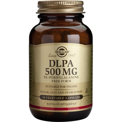 Solgar Хранителна добавка DLPA капсули , Solgar DLPA 500mg 50 Caps