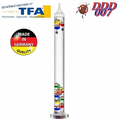 TFA Течностен Галилеев термометър с 11 сфери от TFA Germany