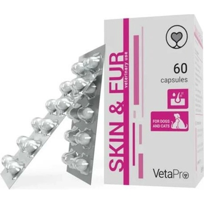 VetaPro Skin & Fur Black and Brown 60 cps.
