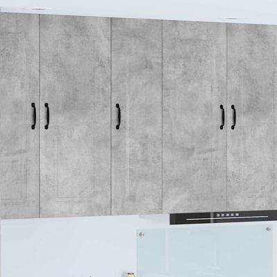 vidaXL Кухненски шкаф Kalmar Циментено сиво 30 x 31 x 100 см (884757)