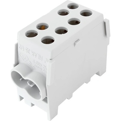 Eleman Svorkovnice rozbočovací HLAK 35 1/2 M2, 125A, 1pól., AL/CU, IP20, šedá, na DIN /2080141 1003121