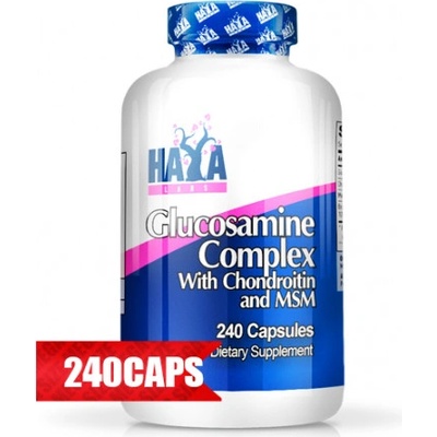 Haya Labs Glucosamine Chondroitin & MSM 240 kapslí