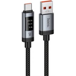 hoco. U148 кабел за данни USB - Type-C, 120 см, ЧЕРЕН U148_USB_C_B (U148_USB_C_B)