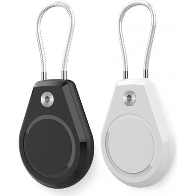 HT pouzdro pro Apple AirTag 2ks s ocelovým lankem IPX8 5907769372391