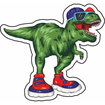 Pískacia koženková nášivka Koženková pískacia nášivka DINO REBEL Velkost: PÍSKLE! XL