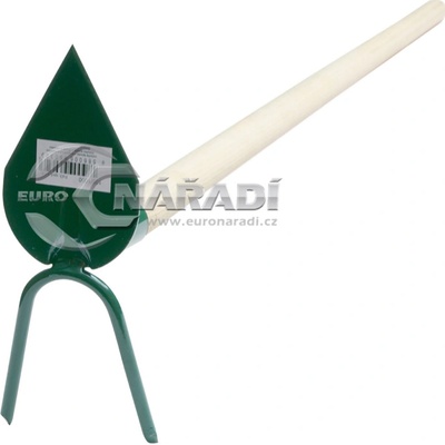 FED Motyčka špičatá,2zubá s násadou 100cm
