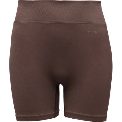 GymBeam dámske bezšvové šortky Neo Shorts hnedá