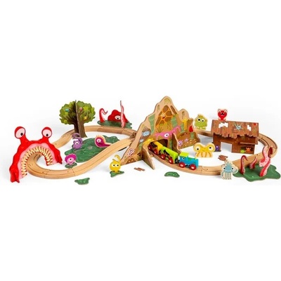 Bigjigs Rail vláčkodráha Příšerky