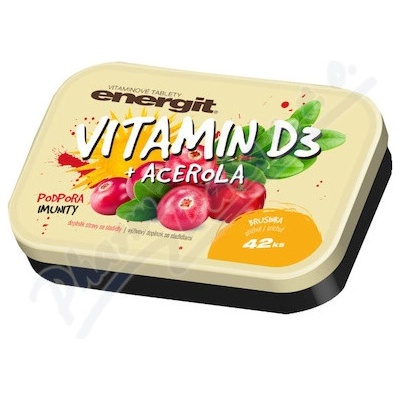 Energit Vitamin D3+acerola tabliet.42