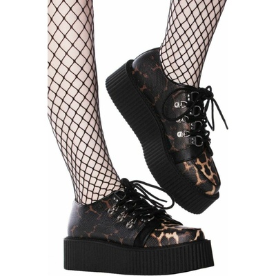 Killstar topánky s klinom Scratched Out