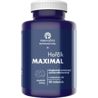 Renovality Horčík Maximal s Vitamínom B6 tobolky 90 ks
