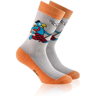 Rohner Детски туристически чорапи Rohner Kid's Globi Trekking Walking socks - Orange - размер 35-38 (EU) (207-1230-0114)