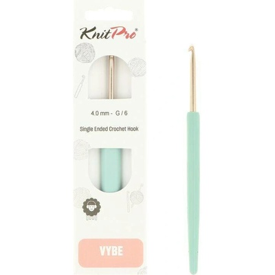 KnitPro VYBE Rose Gold hliníkový háček 4 mm