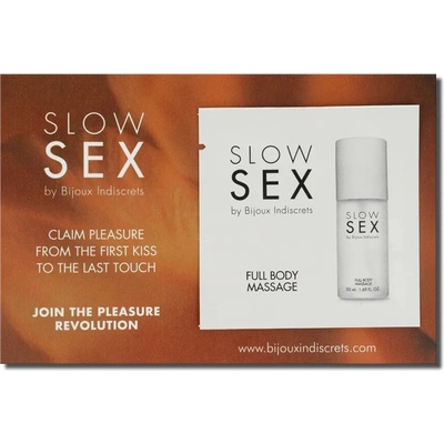 Bijoux Indiscrets Slow Sex Full Body Massage Sachette 2 ml
