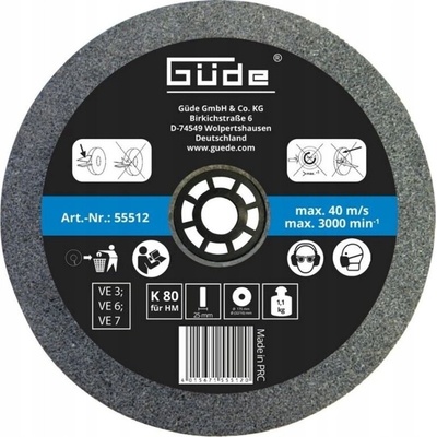 GÜDE Brusný kotouč 175 x 25 x 32 mm K80 55512