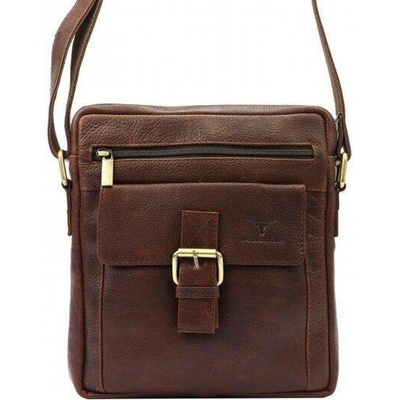 Money Kepper pánské Crossbody HN7692 hnědá