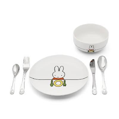 ZILVERSTAD Детски комплект за хранене Miffy - 6 части (ZV-6831070)