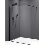 POLYSAN Modular Shower - Душ кабина 80x200 см, прозрачно стъкло/матово черно MS1-80B (MS1-80B)