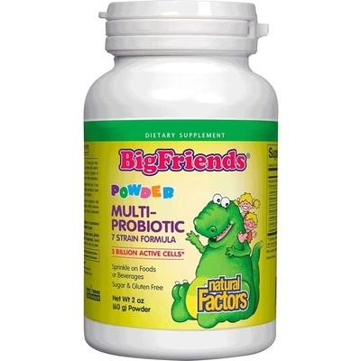 Natural Factors Big Friends Multi-Probiotic, 60 g, Natural Factors (1851 NF)
