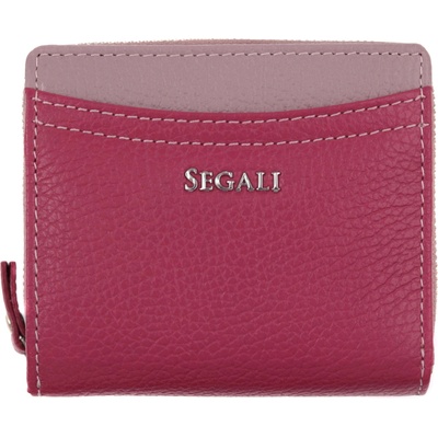 Segali Dámska kožená peňaženka 7544 B magenta/rose
