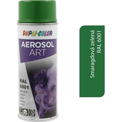 Dupli color Aerosol Art Lesk, rýchloschnúci-univerzálny akrylát v spreji - Ral 6001 400ml