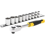 STANLEY Комплект от 11 тресчотки Stanley 3/8" с 12-зъбни глави, 8-17 мм STMT82670-0 (STMT82670-0)