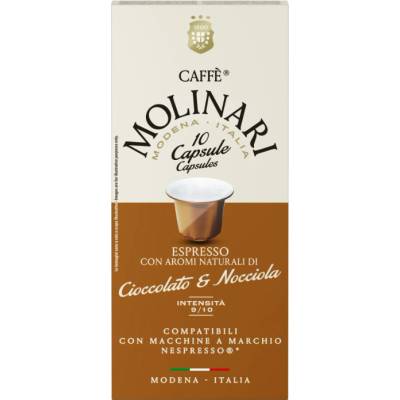 Caffé MOLINARI Nespresso čokoláda oriešok 10 ks