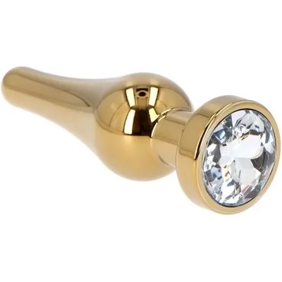 Toyz4Lovers Метален анален разширител с кристал Ace Of Spades златист