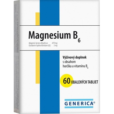 Generica Magnesium B6 20 šumivých tabliet