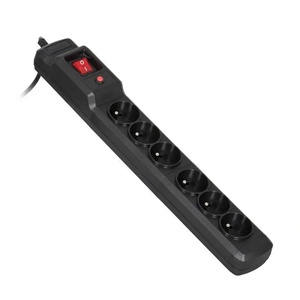 Activejet COMBO 6GN 3M черен разклонител с кабел (COMBO 6GN 3M)