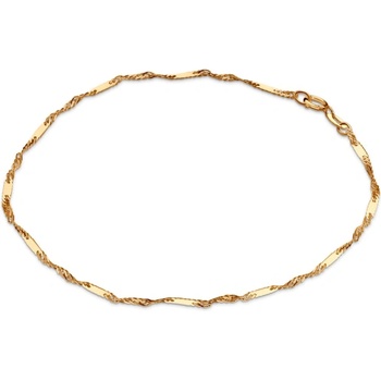 SAVICKI Гривна Savicki 1, 90 мм: злато 585 Плетка от Singapur