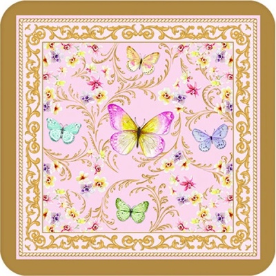 Easy Life Korkové podložky Majestic Butterflies 10,5x10,5cm 6 ks