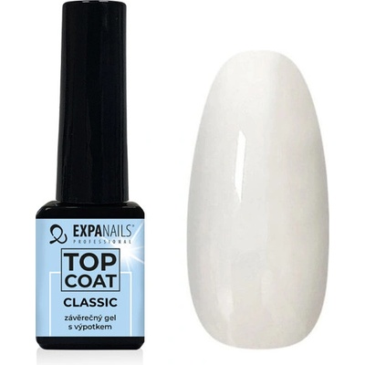 Expa nails expanails uv led gel závěrečný top coat classic 5 ml