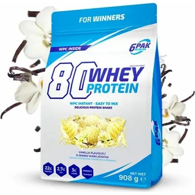 6Pak Nutrition Whey Protein 80 908 g