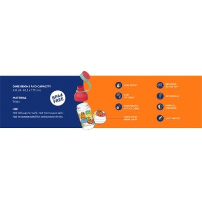 Quokka Kids Feathers 40153 430ml