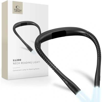 Tech-Protect LL200 černá lampička na čtení na krk