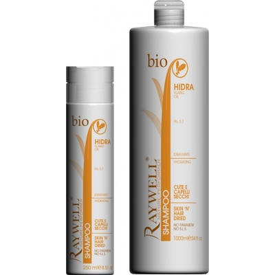 Raywell Bio šampón hydratačný na suchú pokožku hlavy a suché vlasy 1000 ml