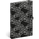 Notes Star Wars Black linajkovaný