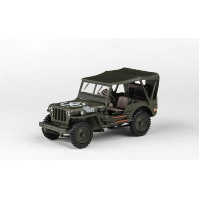 Cararama Ton Military Vehicle Soft Top Military zelené 1:43