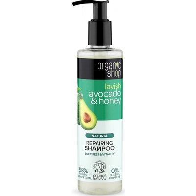 Organic Shop obnovující šampon s avokádem a medem 280 ml