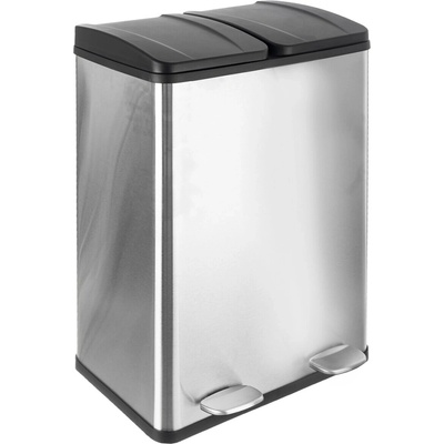 Kôš odp. nerez/UH DUO recyk. 2 × 30 l