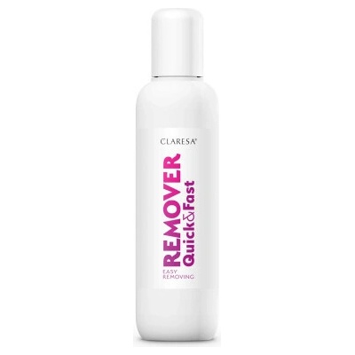 CLARESA Remover Quick & Fast rýchly odstraňovač gél laku s citrusovou vôňou 500 ml