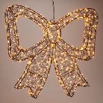 Koopman LED външна коледна украса 720xLED/6W/230V 46 cm IP44 топла бяла панделка/черна (KM0039)