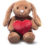 Steiff Friends Hoppie заек - Love, кафява плюшена играчка (081118)
