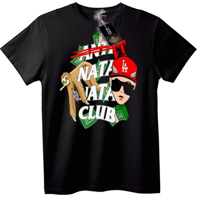 NOONEBRAND Тениска Nata Nata Club Градски стил - S, White