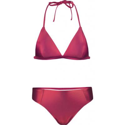 Satin Red bikiny plavky S1039 vínová