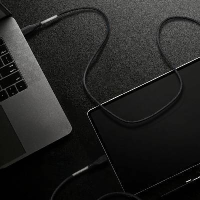 F-Energy CB-05C USB C na USB QC4.0 PD 5A 240W Carbon 1m černý