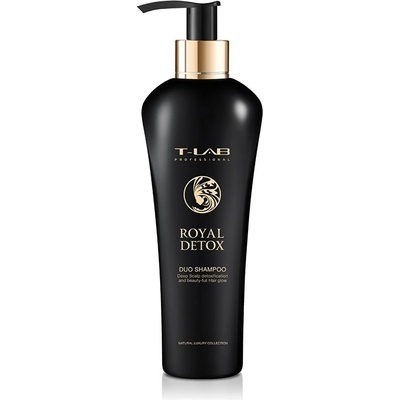 T-LAB Royal Detox čiastiaci detoxikačný šampón 300 ml